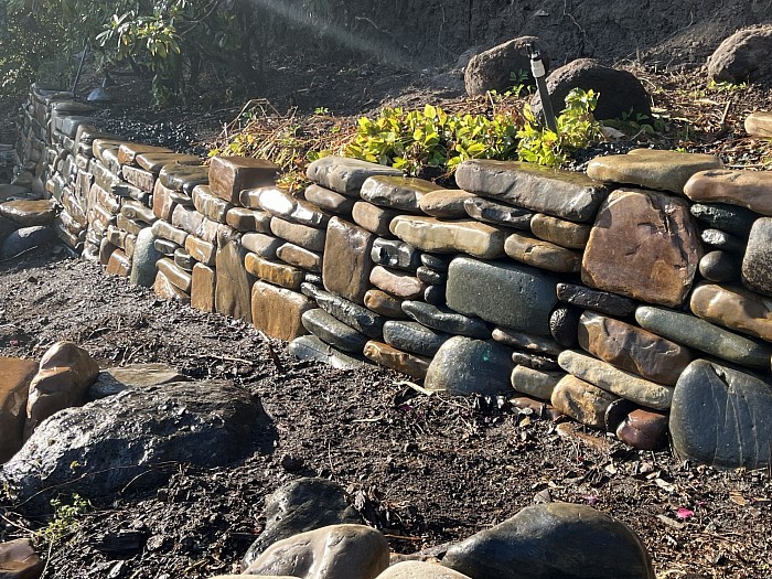 Dry fit stone